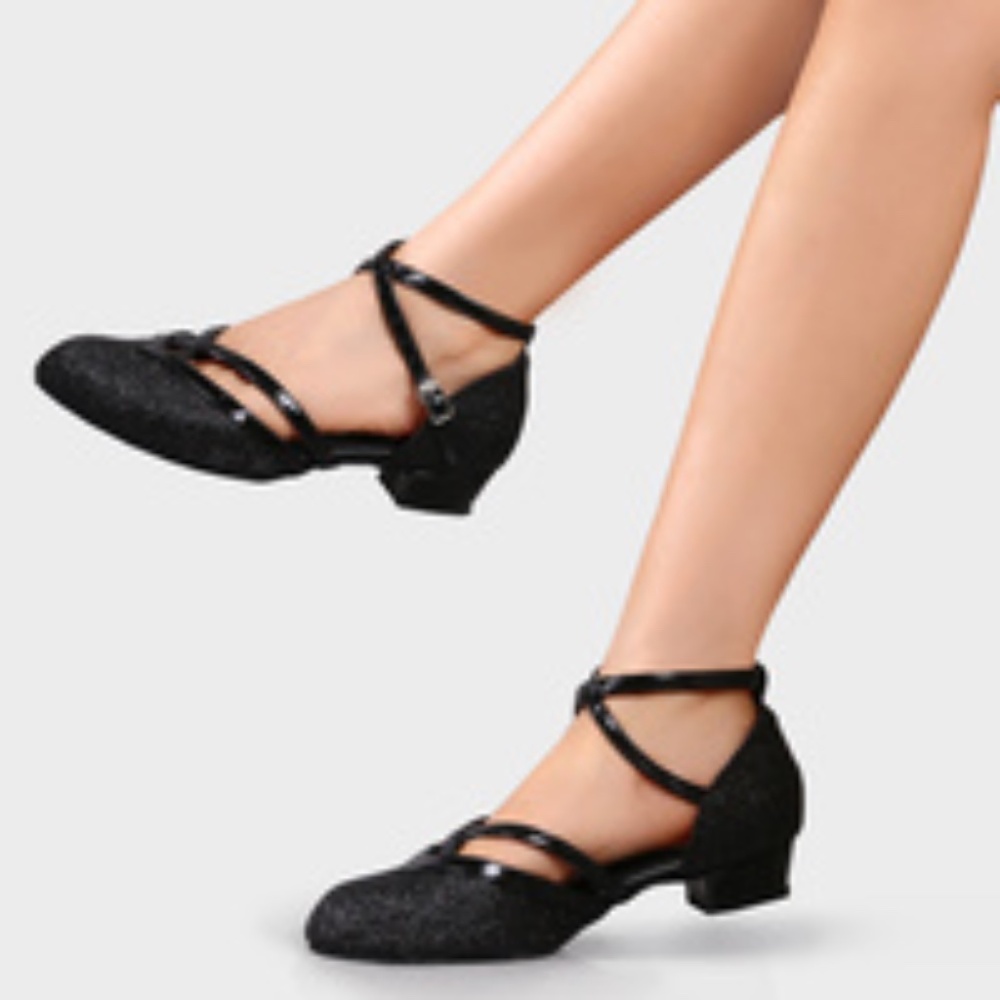 Brand New Black Ballroom Dance Shoes Size 9